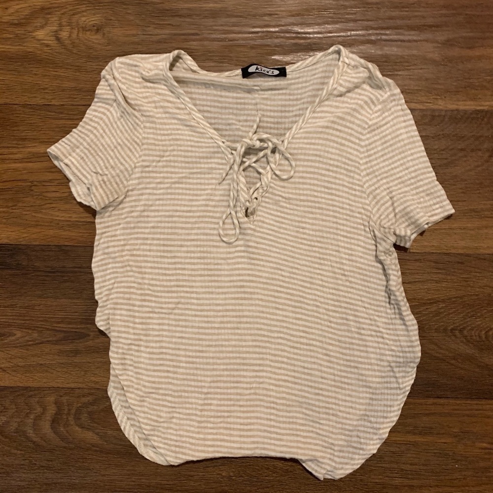 Tie up tee